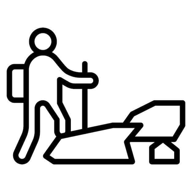 Hiker icon vector image Can be used for Urban Tribes