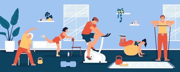 home workout composition