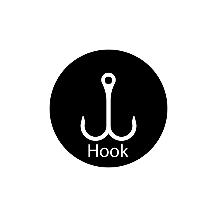 Vektor hook icon vector template illustration logo design