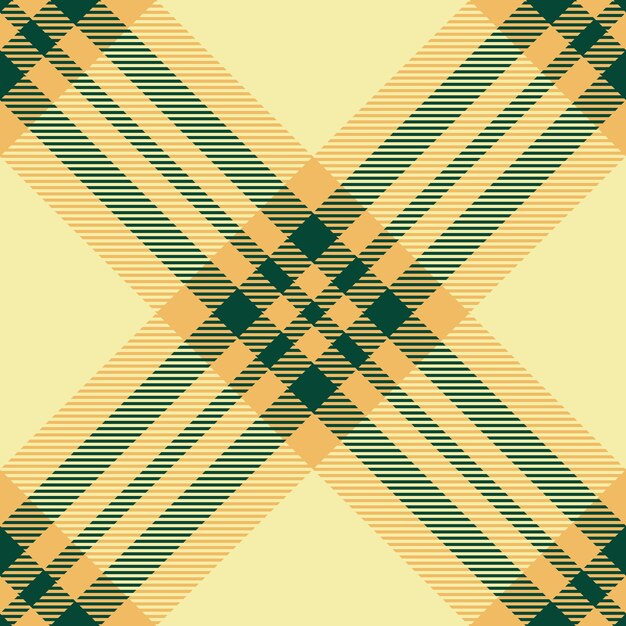 Horizon plaid vector seamless classical background texture tartan Figure fabric textile check pattern in yellow and amber colors