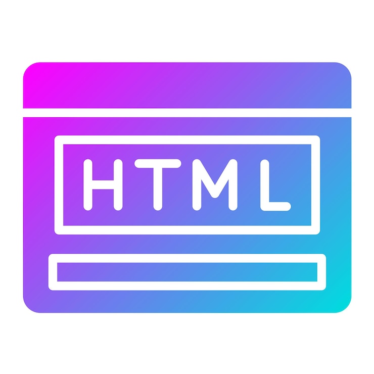 Vektor html vector icon design illustration