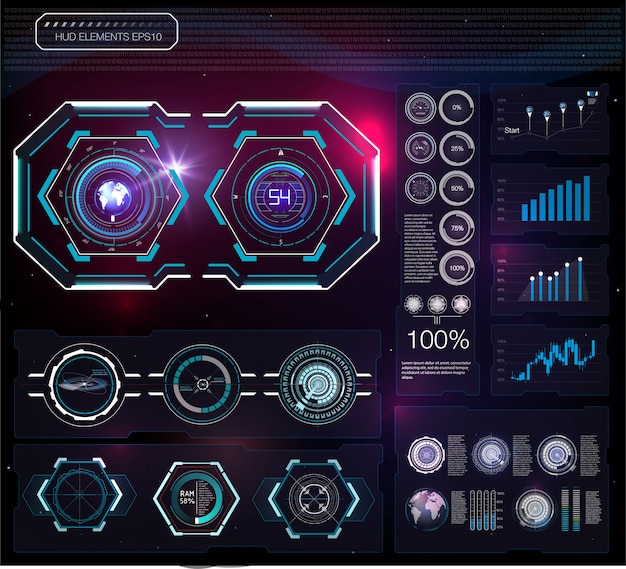hud background outer space.