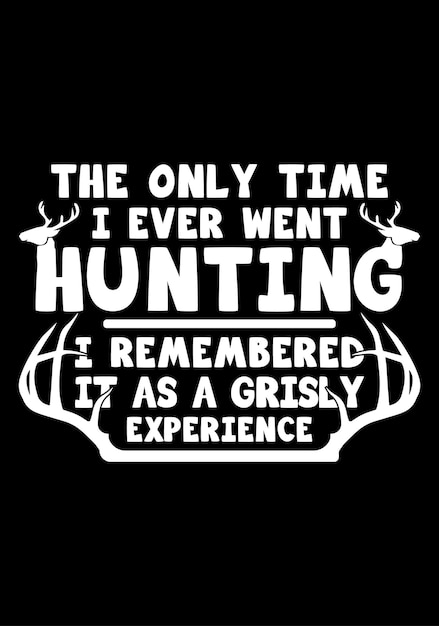 Hunting Tshirt design