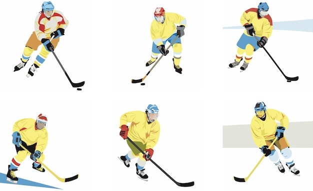 Ice Hockey Players Action