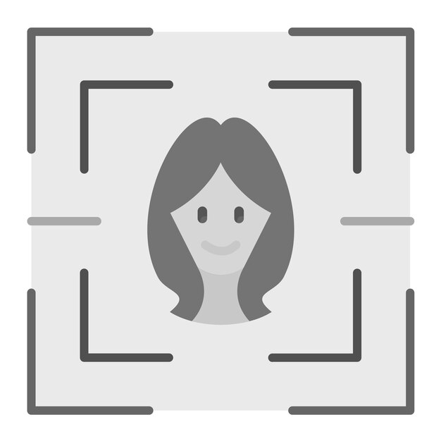 Identification icon vector image Can be used for Artificial Intelligence