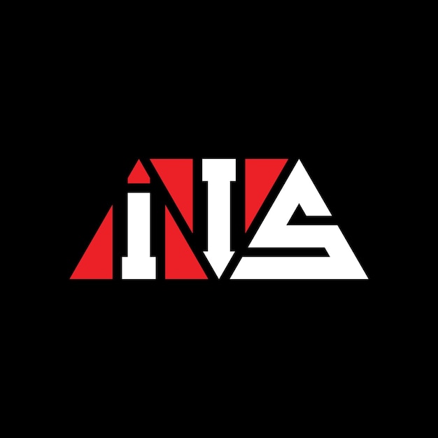 IIS triangle letter logo design with triangle shape IIS triangle logo design monogram IIS triangle vector logo template with red color IIS triangular logo Simple Elegant and Luxurious Logo IIS