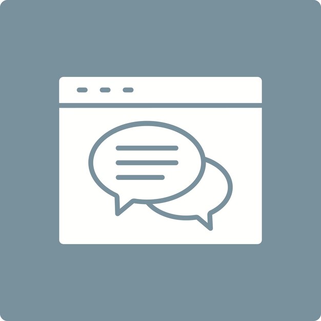 Ikona online chatu