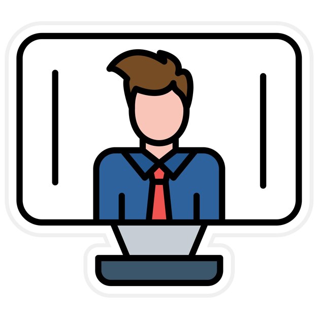 Ikona Screeners, vektorový obrázek. Lze použít pro investování