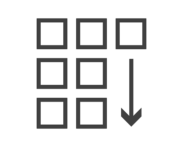Ikony hamburger menu, tlačítka, webové stránky, UI navigace, mobilní aplikace, vektorové prvky, ikony uživatelského rozhraní