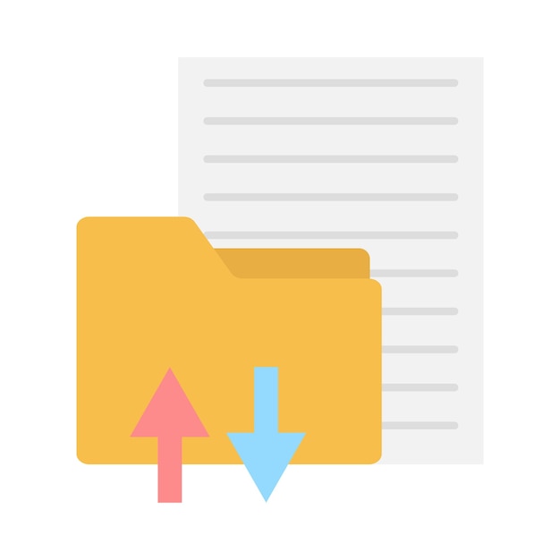Illustration of folder