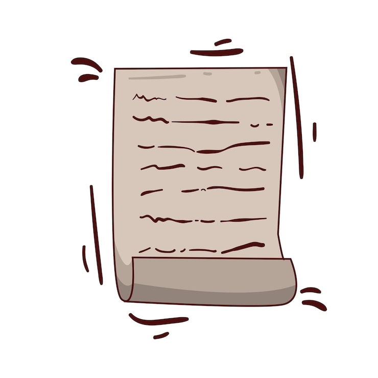 Vektor illustration of paper