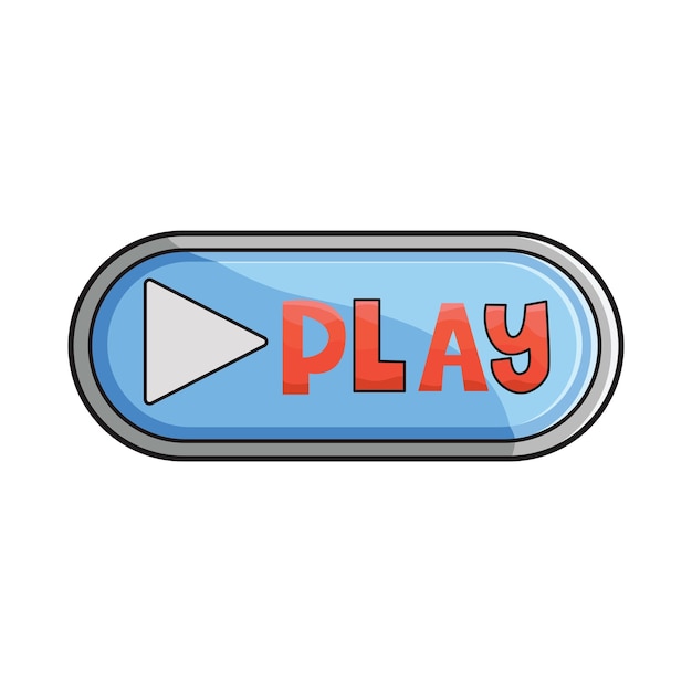 illustration of play button