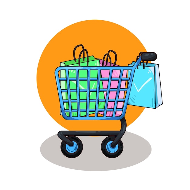 Illustration of shoping cart