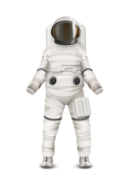 illustration of space suit for astronaut