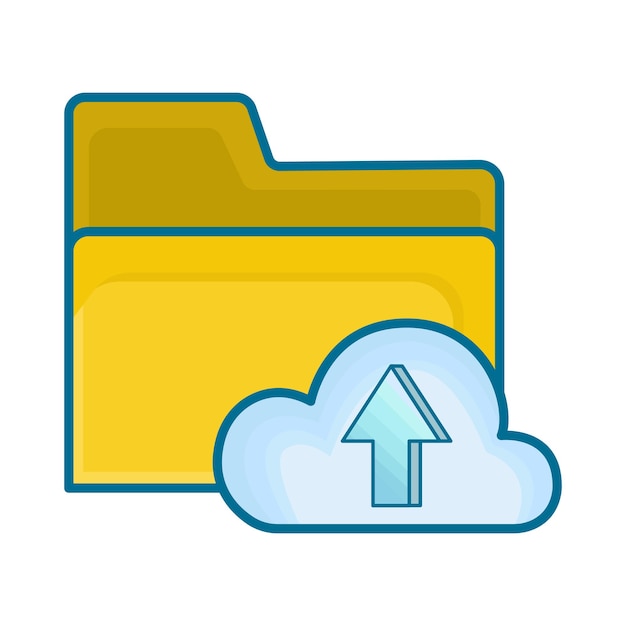 illustration of upload