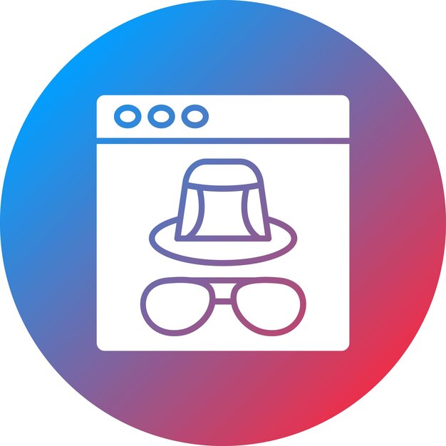 incognito icon vector image can be used for user experience