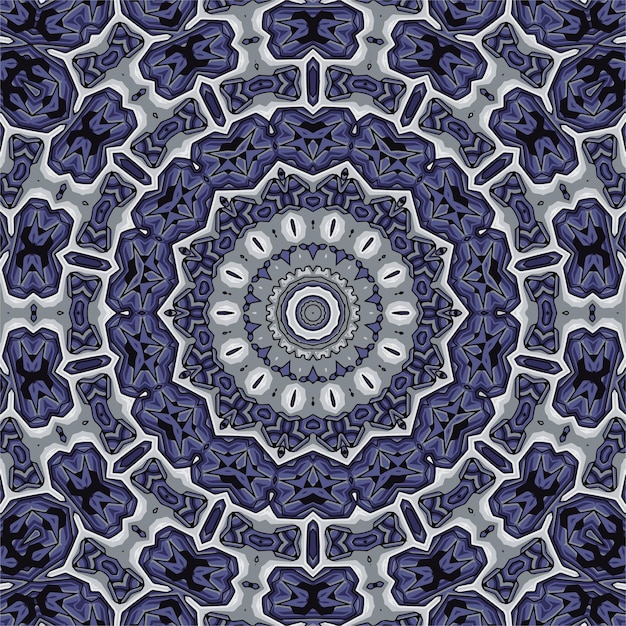 Indian floral paisley medallion pattern Ethnic Mandala ornament