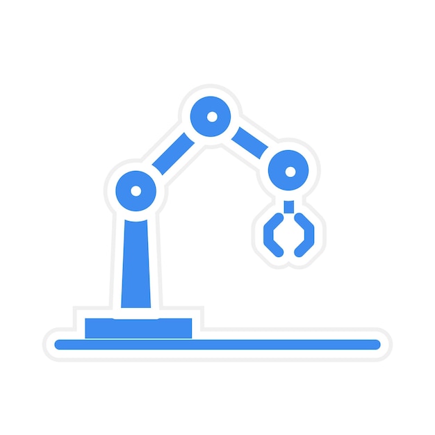 Industrial Robot icon vector image Can be used for Manufacturing
