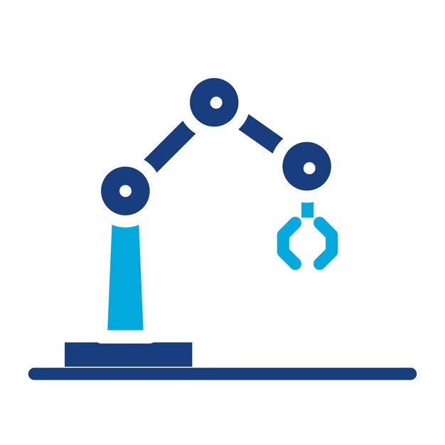 Industrial Robot icon vector image Can be used for Manufacturing