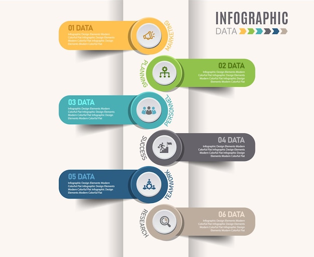 infographic for school business artical vector template design new trending