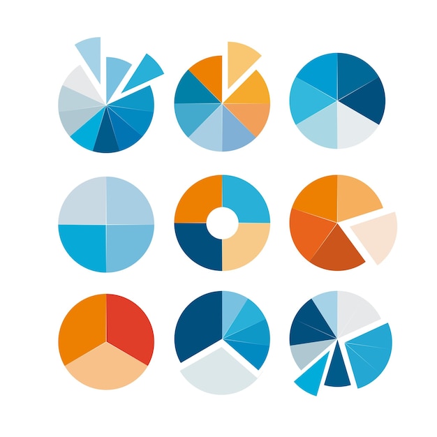 infographic vector set collection vector illustration
