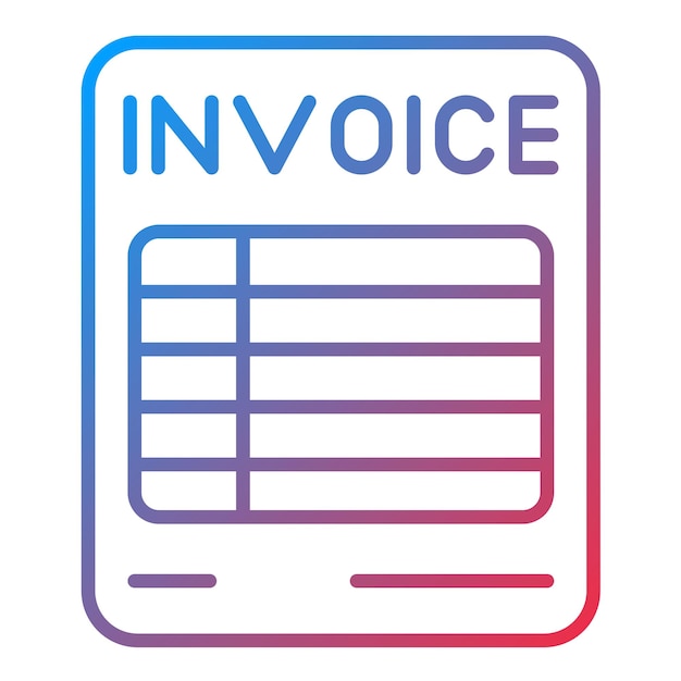 Invoice icon vector image Can be used for Business Management