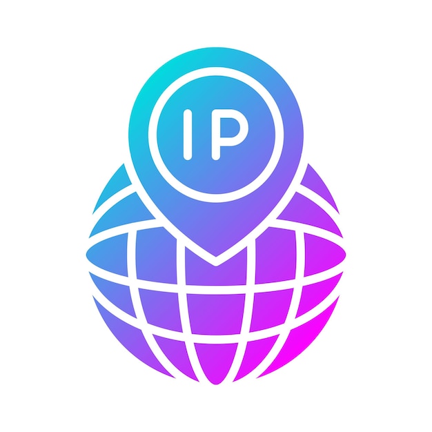 IP Address vector icon Can be used for Web Hosting iconset