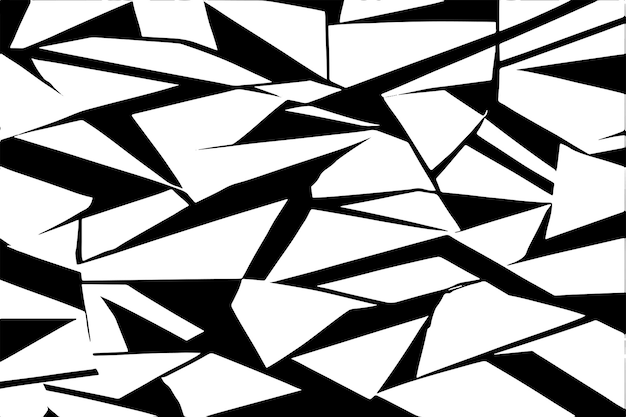 irregular pattern black texture on pure white isolated background for background or texture