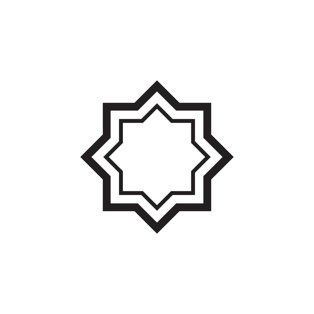 Islamic school Vector icon design