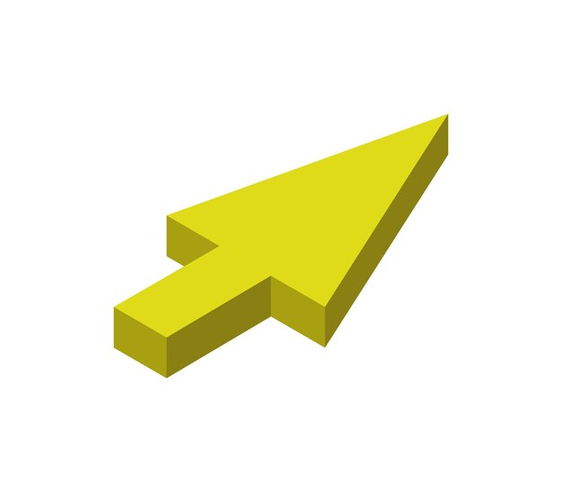 Isometric arrow