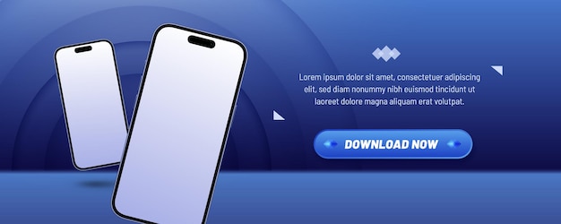 jakarta may 2025 iphone 16 mock up with white screen against blue background for presentation