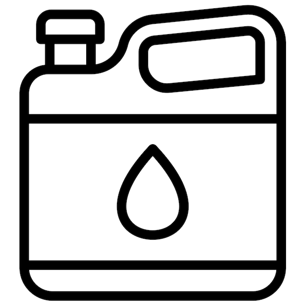 jerrycan vector icon illustration of auto racing iconset
