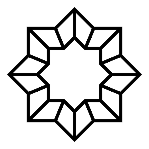 Jewel stone top view Treasure line icon