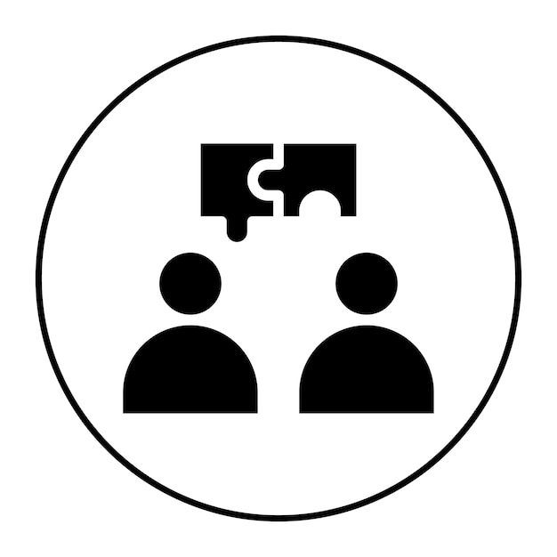 joint success icon vector image can be used for teamwork