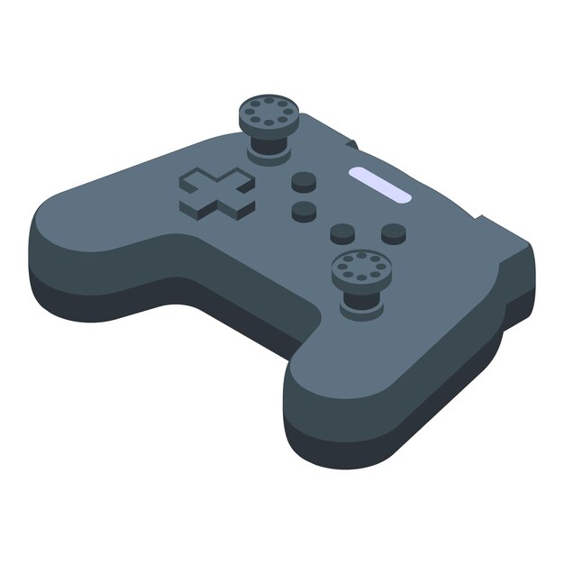Joystick icon Isometric of joystick vector icon for web design isolated on white background