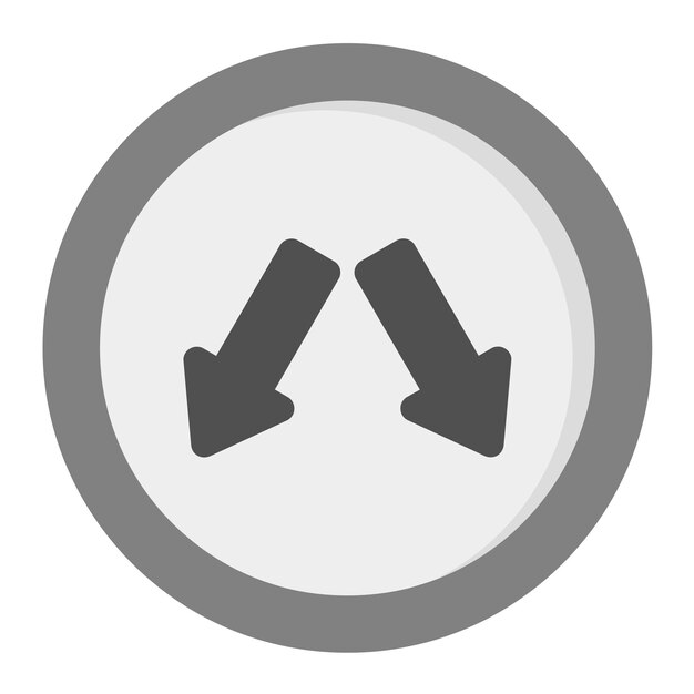 Keep In Lane icon vector image Can be used for Road Signs
