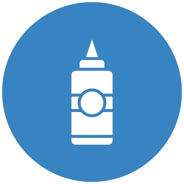 Ketchup Vector Icon Design Illustration