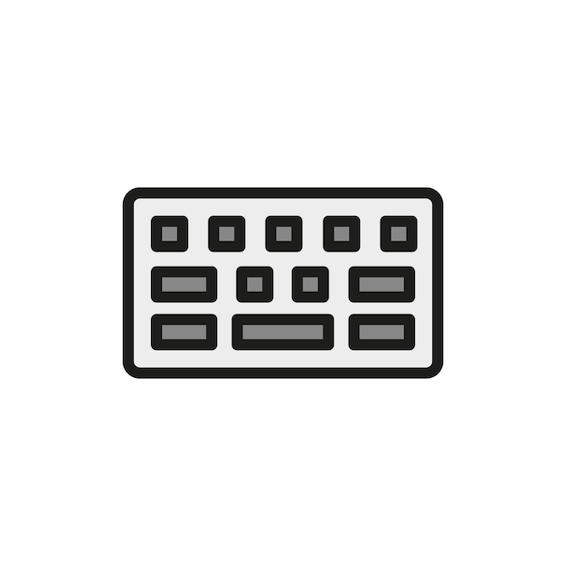Keyboard icon vector design templates simple and modern