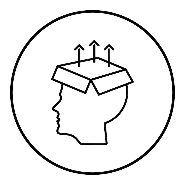 Knowledge Extraction vector icon Can be used for Data Analytics iconset