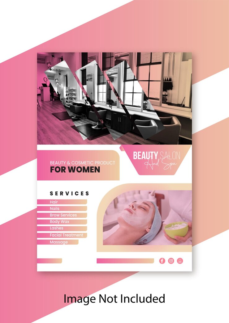 Vektor krása salon spa