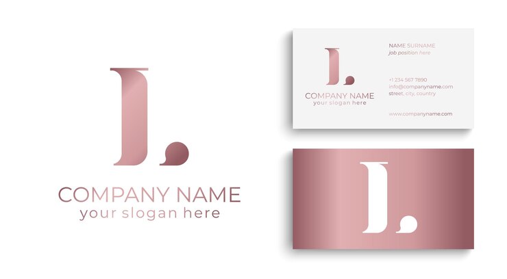 L logo Šablona loga písmene L prvky osobní monogram Vektorové elegantní logo písmeno L design loga písmeno L luxusní