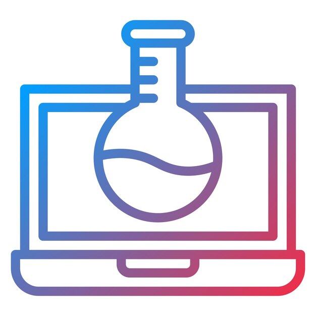 lab network icon vector image can be used for virtual lab