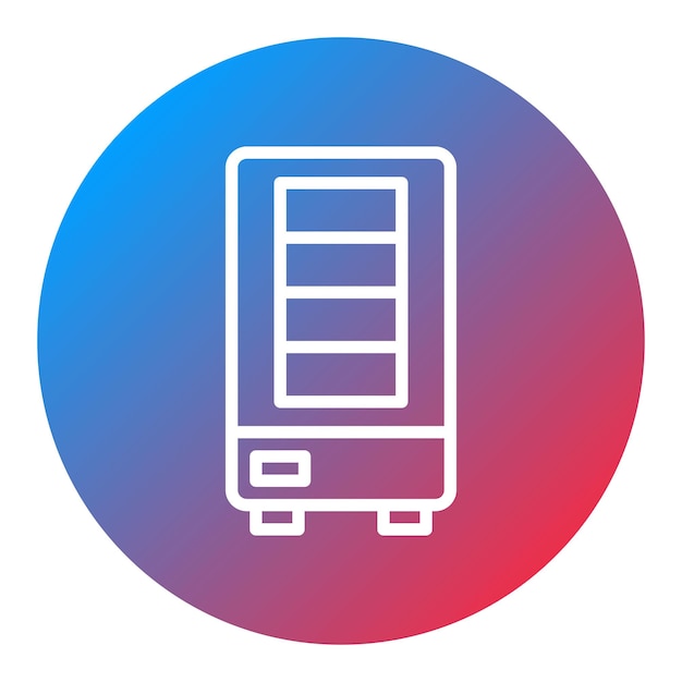 Lab Refrigerator icon vector image Can be used for Virtual Lab
