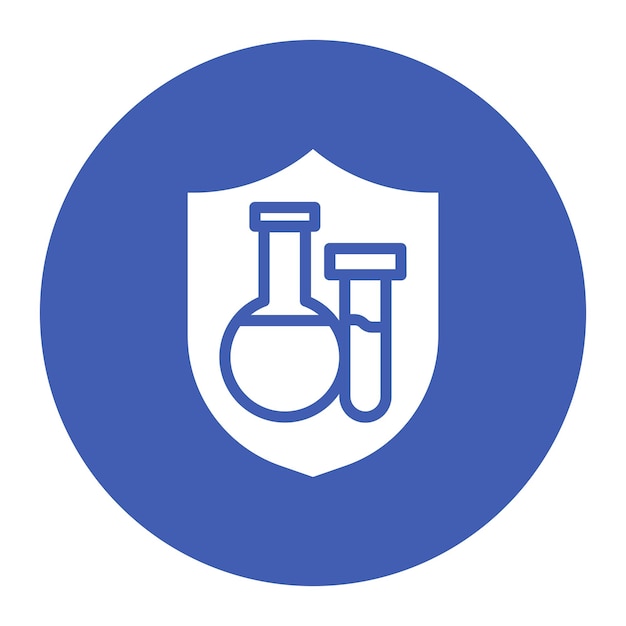 lab safety icon vector image can be used for lab