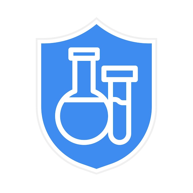 lab safety icon vector image can be used for lab