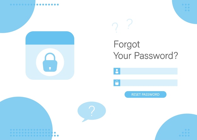 landing page illustration design people forgot her password this design can be used for websites landing pages ui