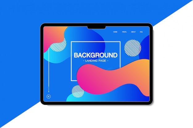 landing page template