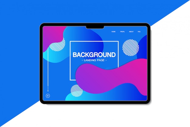landing page template