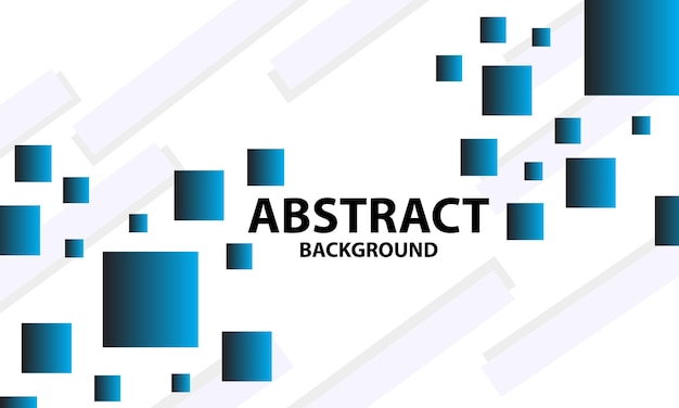 landing page with square element gradient dark blue