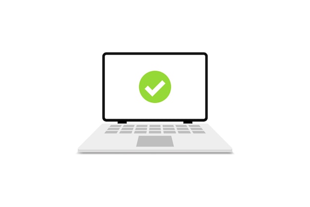 Laptop vector laptop logo icon vector illustration